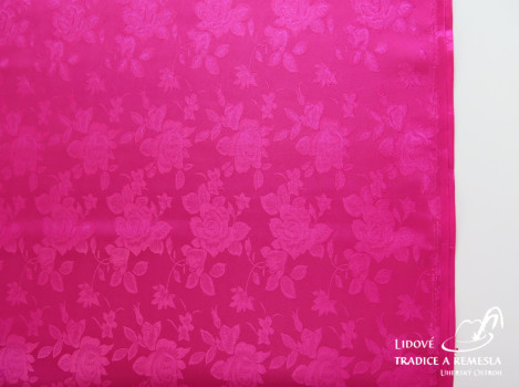 Polobrokát - růžový "pink" - Metráž - Ostatní metráž