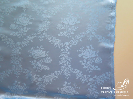 Polobrokát - světle modrý - Metráž - Ostatní metráž