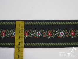 Stuha krojová - Vzorovky, stuhy - Krojové  stuhy - vzorovky