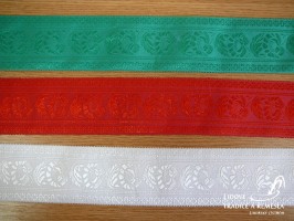Stuha krojová - Vzorovky, stuhy - Krojové  stuhy - vzorovky