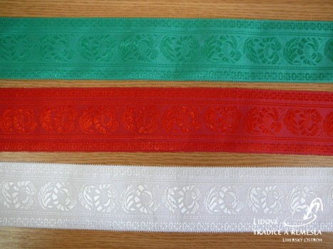 Stuha krojová - Vzorovky, stuhy - Krojové  stuhy - vzorovky