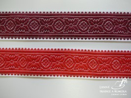 Stuha krojová - Vzorovky, stuhy - Krojové  stuhy - vzorovky