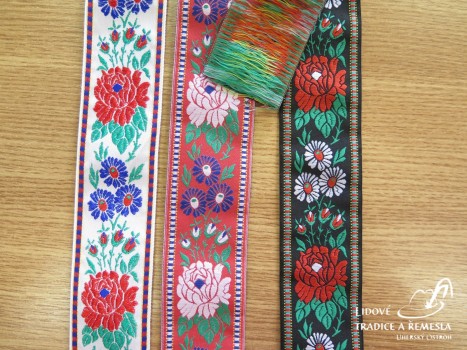 Stuha krojová - Vzorovky, stuhy - Krojové  stuhy - vzorovky