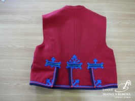 Kordule valašská - Krojové výrobky pánské - Vesty, kordule