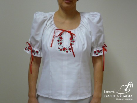 Halenka s růžičkami 2 - Venkovský styl - Dámské součásti