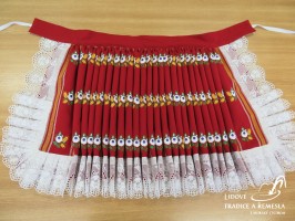 Fěrtůšek - pruh - květ - Krojové výrobky dámské - Sukně - přední, zadní, zástěrky