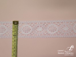 Krajka nitěná - Krajky - Krajka nitěná bílá