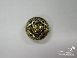 Knoflík filigránový - Knoflíky - Kovové knoflíky