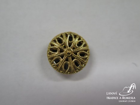 Knoflík filigránový - Knoflíky - Kovové knoflíky