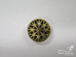 Knoflík filigránový - Knoflíky - Kovové knoflíky