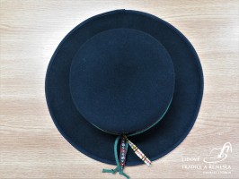 Klobouk kulatý s rovnou střechou - Klobouky - Krojové klobouky
